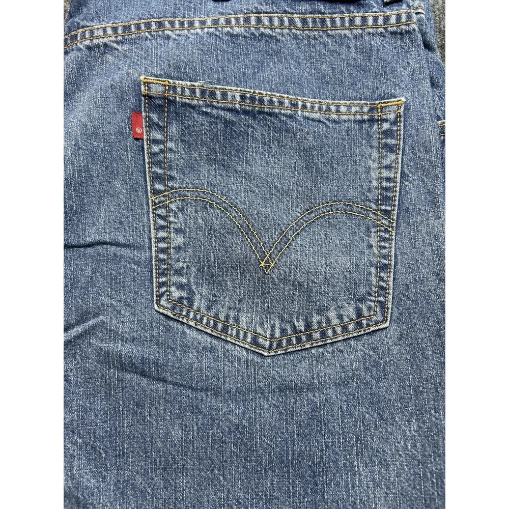 Levi's 559 Men's Relaxed Straight Jeans W38 L30 Blue Denim Loose Fit